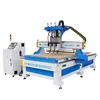 Latest heavy duty ce certified multi spindle wood carver 3 head cnc router