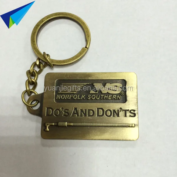 Durable To Use Metal Keychain Hs Code Wtih Different Logo Buy Metal
