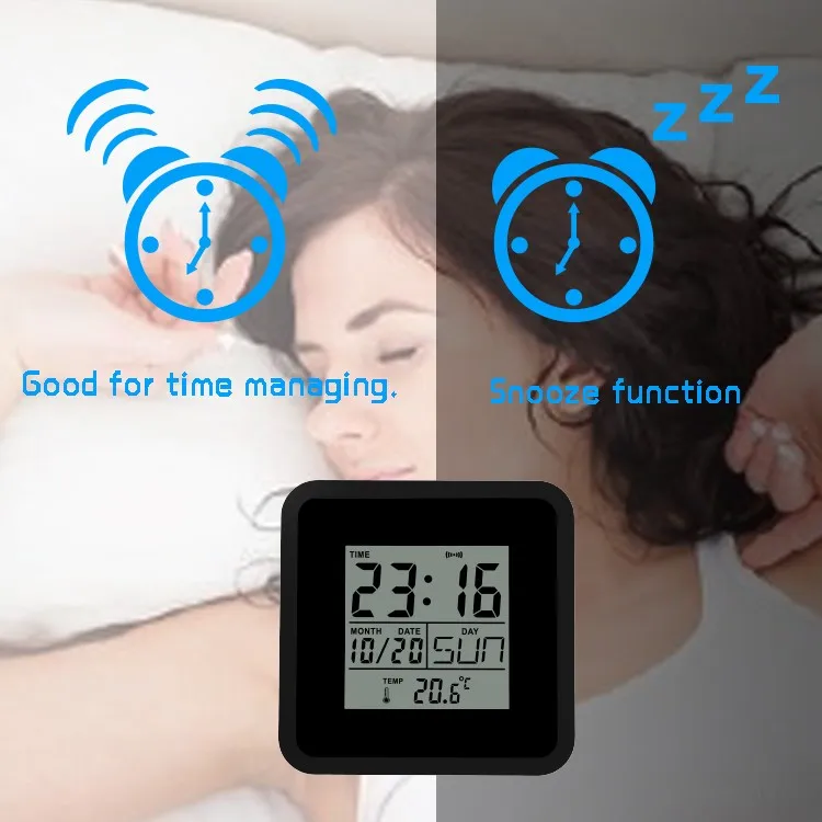 Multifunction digital alarm clock ce rohs with timer function, View ...