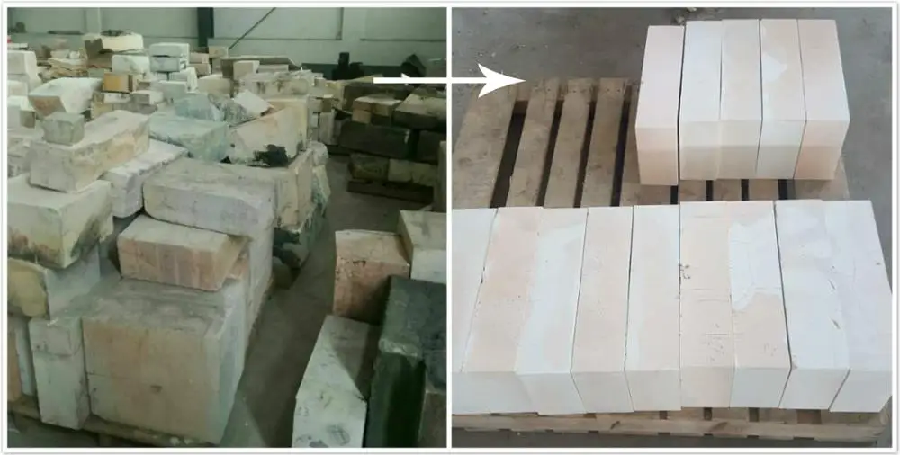 40 tons inventory used AZS brick scrap