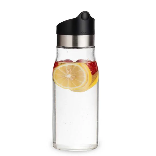 New Design Pouring Spout Glass Water Bottle / Serving Carafe With ...