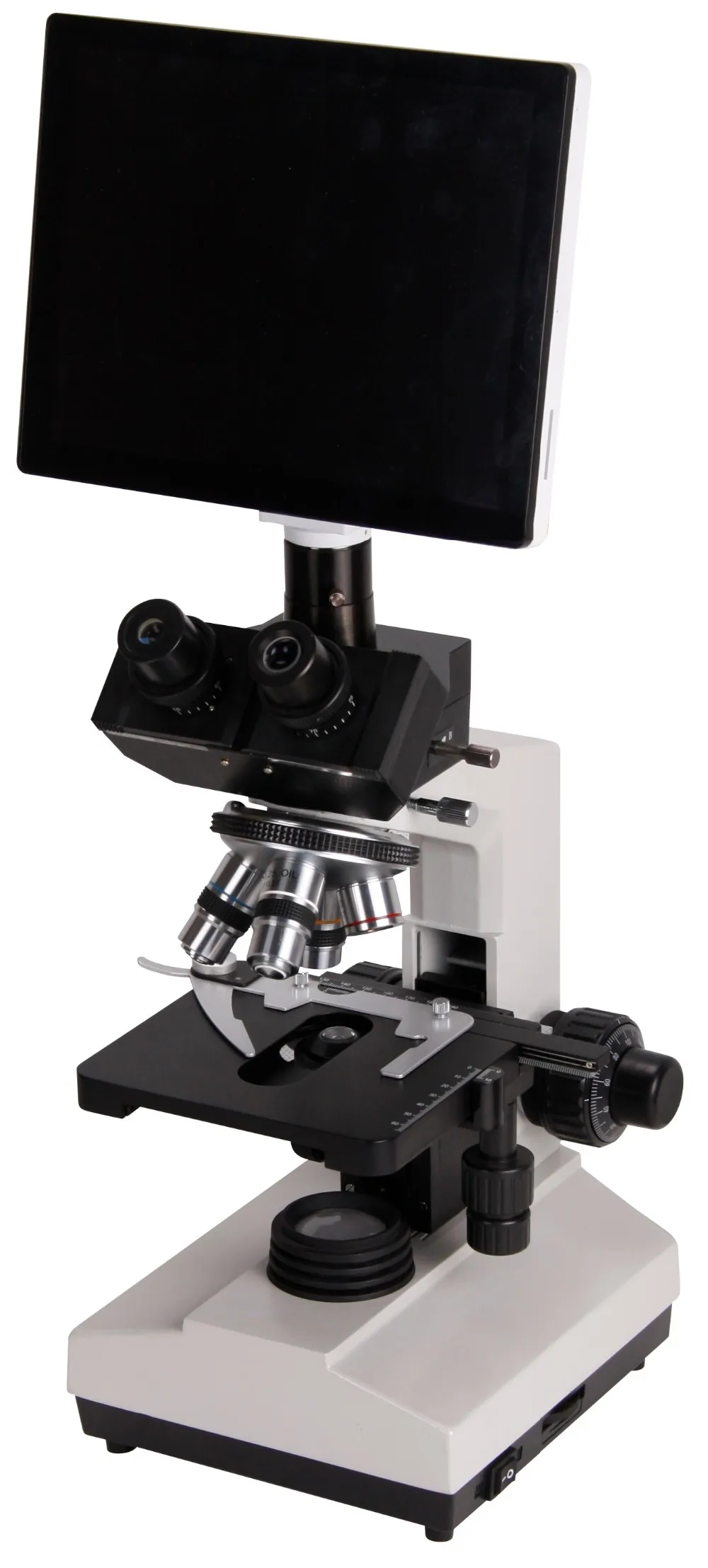 Best price sliding trinocular 9.7inch digital lcd screen microscope