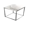 chrome hot search high marble side table