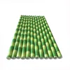 Free Samples FSC FDA Approved Biodegradable Green Bamboo Paper Drink Straw