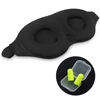 China Factory Custom Logo glass weighted pattern for sleeping eye mask