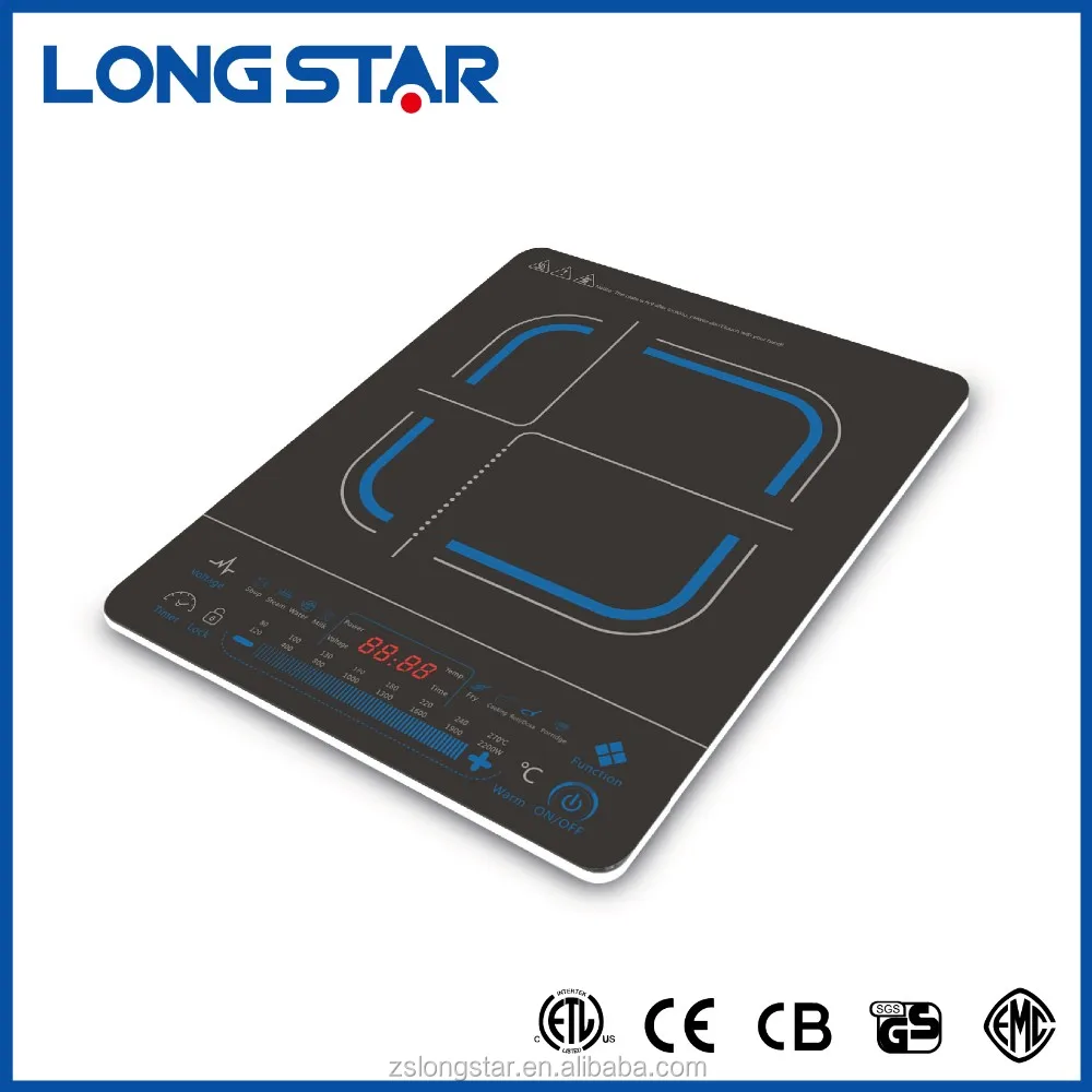 Kitchen Appliance Ultra Slim Touch Crystal Glass Electric Induction Cooker/ Cooktop Induction
