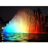 Outdoor water fountains color changing with led lights running dancing water fountain