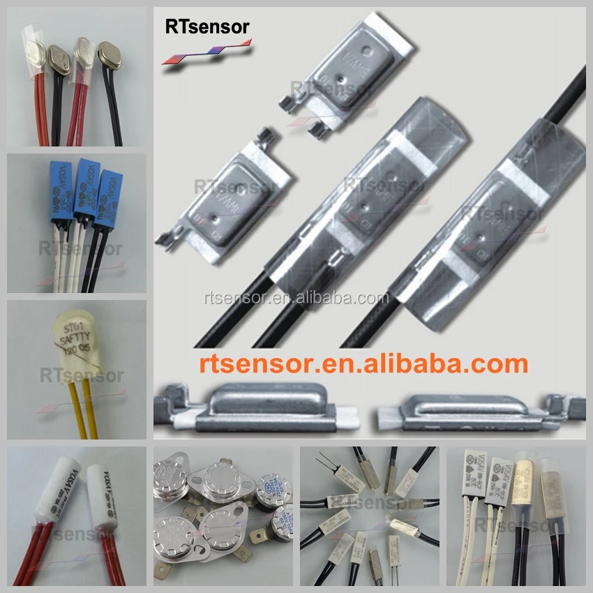 Thermal SWITCH 140 ° C normally open 250V 5A Cable Temperature Switch Thermostat BIMET 