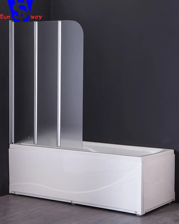 140x80cm SW-F138 CE sliding shower door,frameless tempered glass shower door,bathtub shower glass door