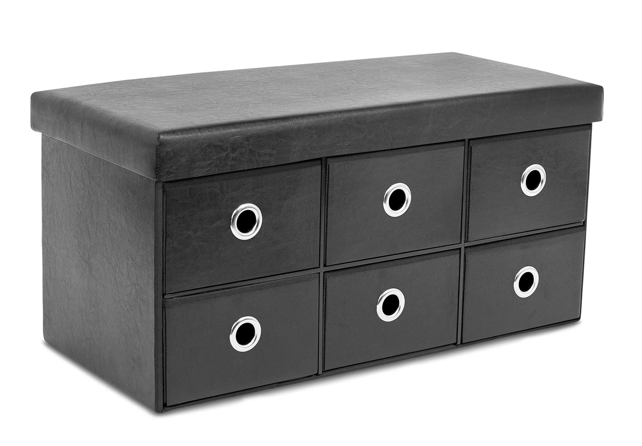 Buy BirdRock Home Storage Ottoman Bench with Shoe Storage | 31.5 x 16