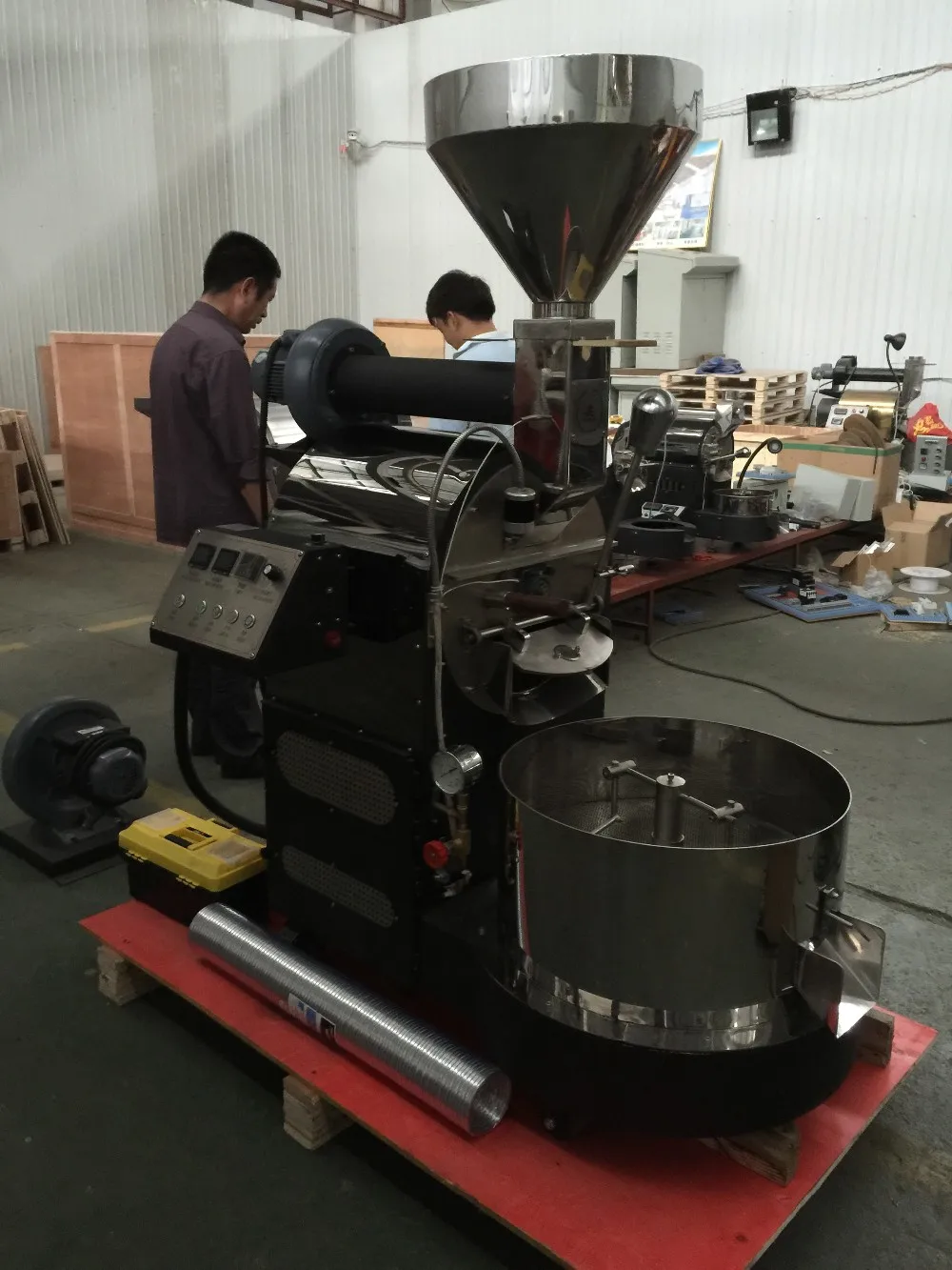 20 Kg Lpg Gas Coffee Roaster For Industry Commercial 20kg Green Coffee