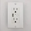 Hot sell UL/CUL USA smart receptacle smart Wi-Fi socket with usb charger ports wifi receptacle