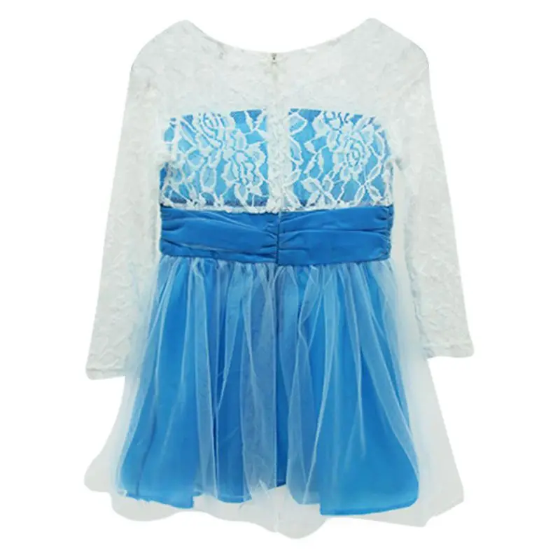 Girls Princess Lace font b Fancy b font font b Dress b font Long Sleeve Baby