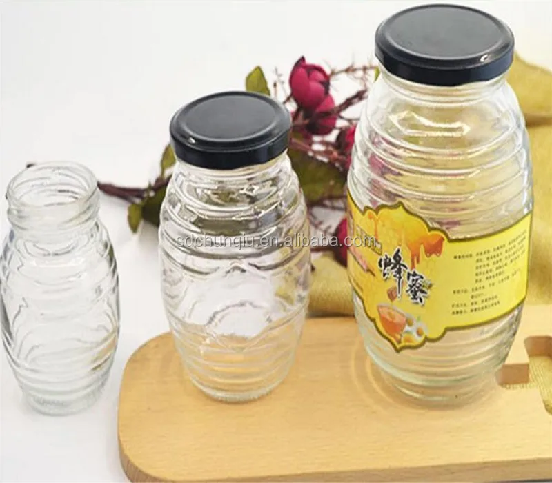 Special Mold 150g 250g 500g 1000g Honey Jar With Tin Lid,Thread Shape