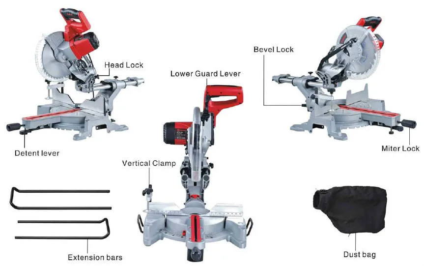 Miter saw j1g-zp2a-190 торцовочная пила.