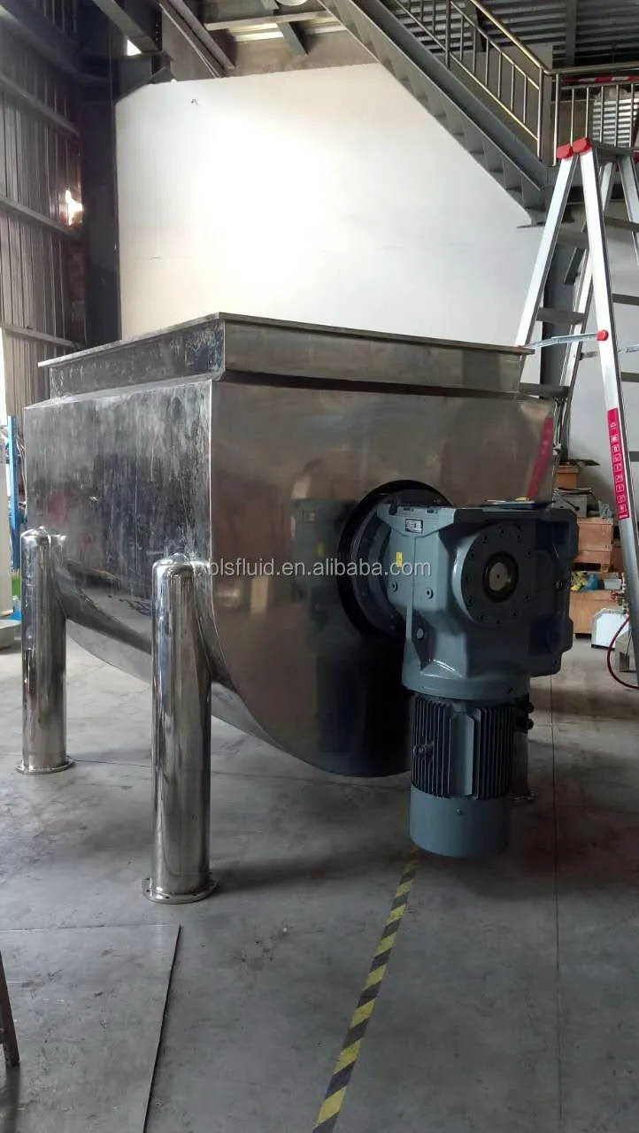 Steel Detergent Powder Mixing Machine/horizontal Doublehelix Ribbon