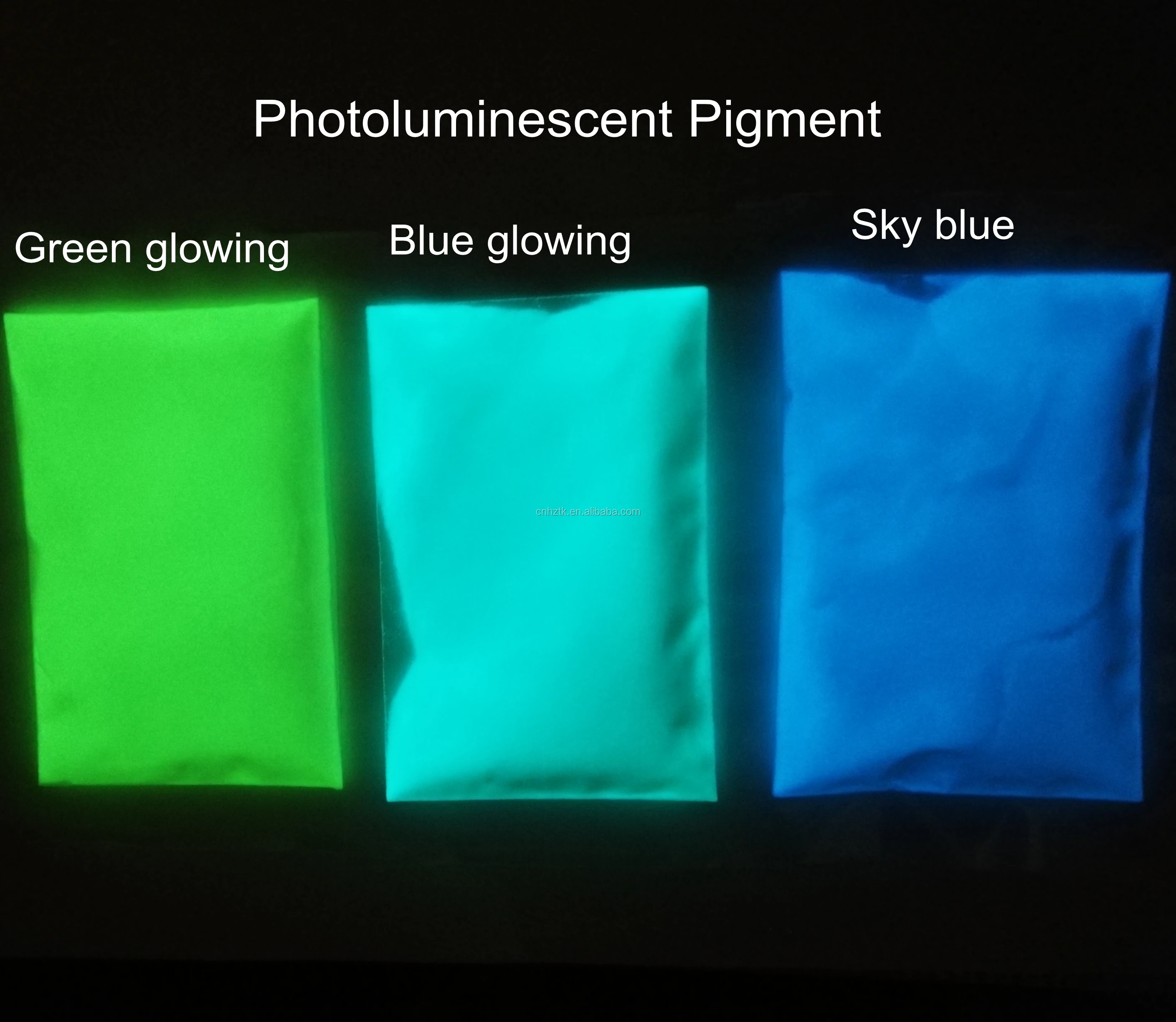 purple glowing pigment /purple glow in dark powder