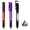 3 in 1 illuminated advertising ball pen with stylus ,phone stand