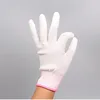 13 gauge palm pu coating polyester shell glove EN 388