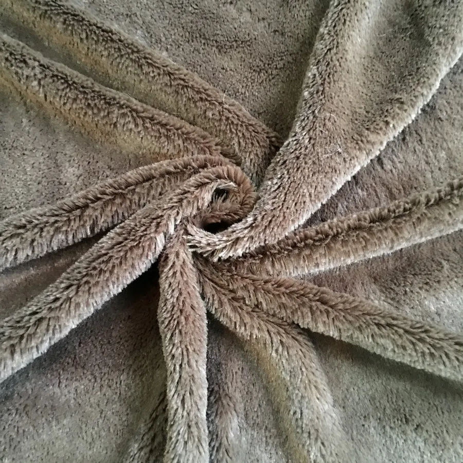 Pv Plush Fabric 100 Polyester Knitting Toy Fabric,Home Textiles Fabric