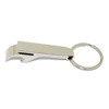 Wholesale Custom Logo Blank Bulk Metal Hole Opener Keyring Souvenir Beer Bottle Opener Keychain