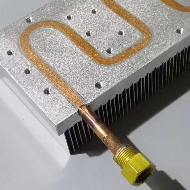 High Power Igbt Heatsink;water Cooling Heatsink;enbeded Cooper Tube