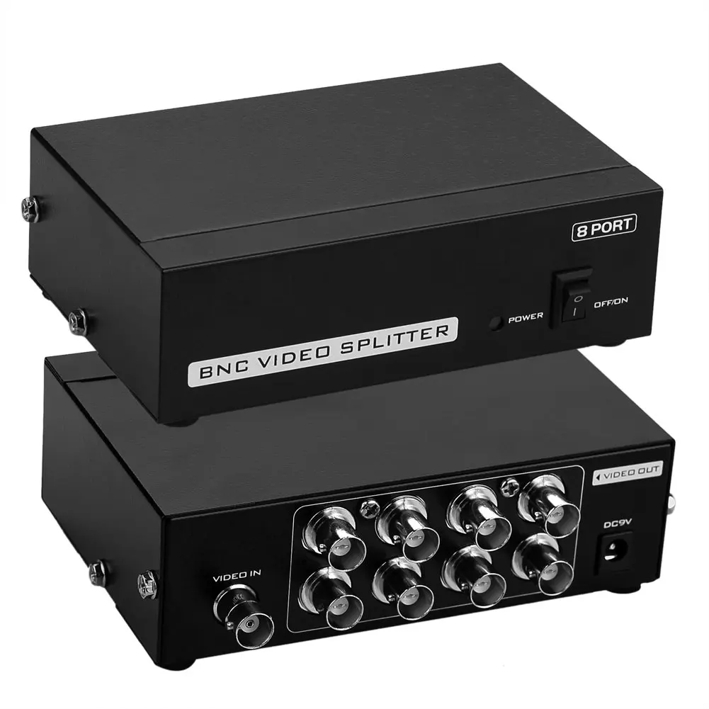 1x2 1:2 2-Way Component BNC Video Splitter Distribution Amplifier SB-3776BNC