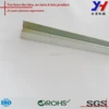 Square customized metal groove T bar