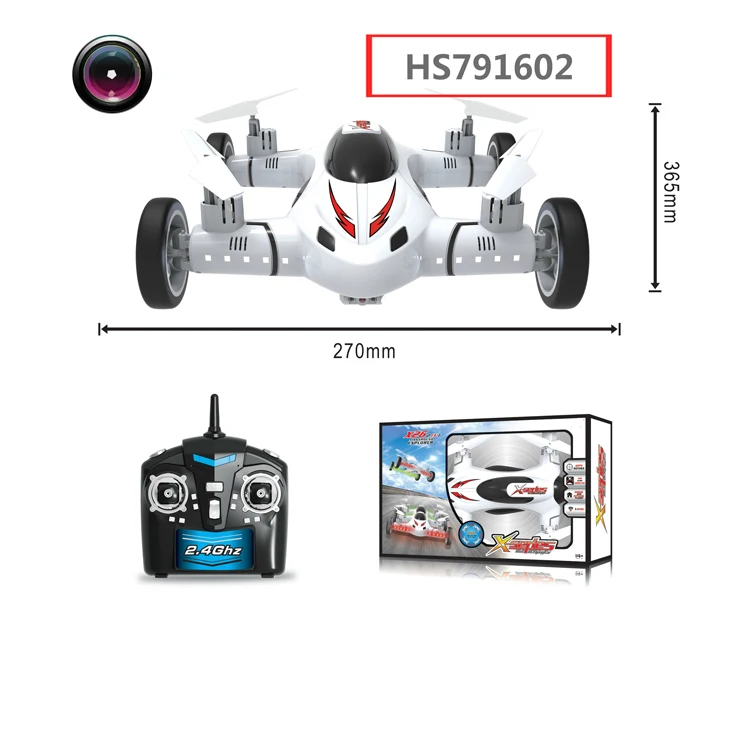 HS791602,Huwsin toy, Airplane RC Quadcopter Drone With Wheels