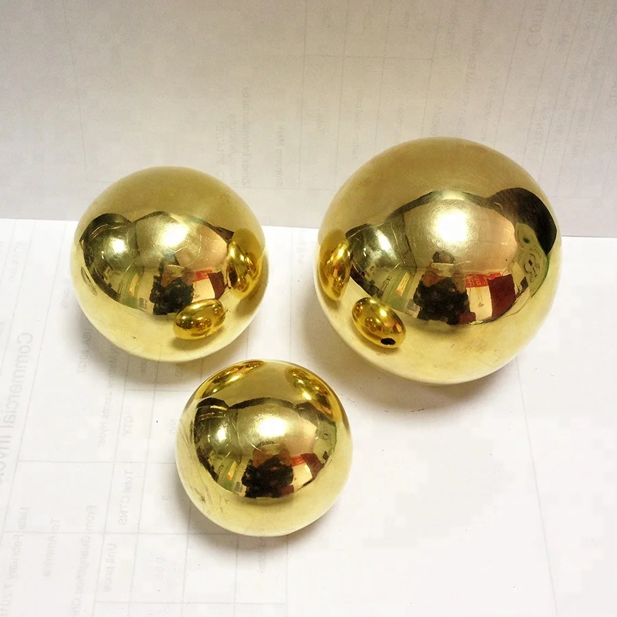 hollow brass balls