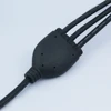 Y Type Waterproof Plug IP66 12v Waterproof Connector 1 To 4 Cable Splitter
