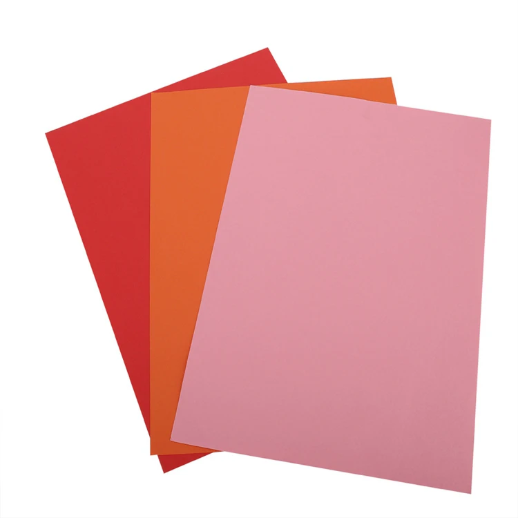 A4 size factory sale good quality color woodfree paper