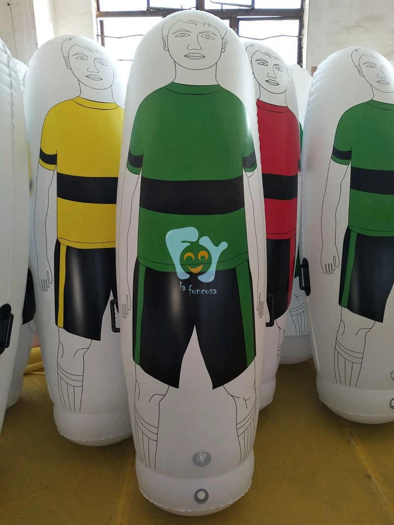 2m Red Green Yellow Black Goalkeeper Free Kick Air Mannequin Inflatable Soccer Training Dummy