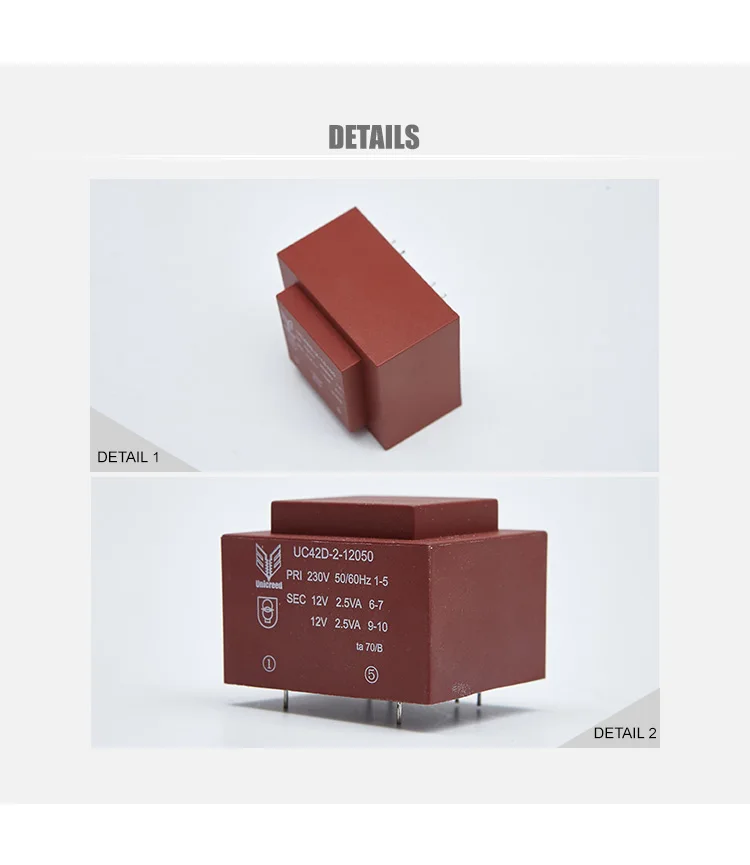 Class B Transformer Pcb Mount 230v To 18v 12v 9v 8v Vac 4va