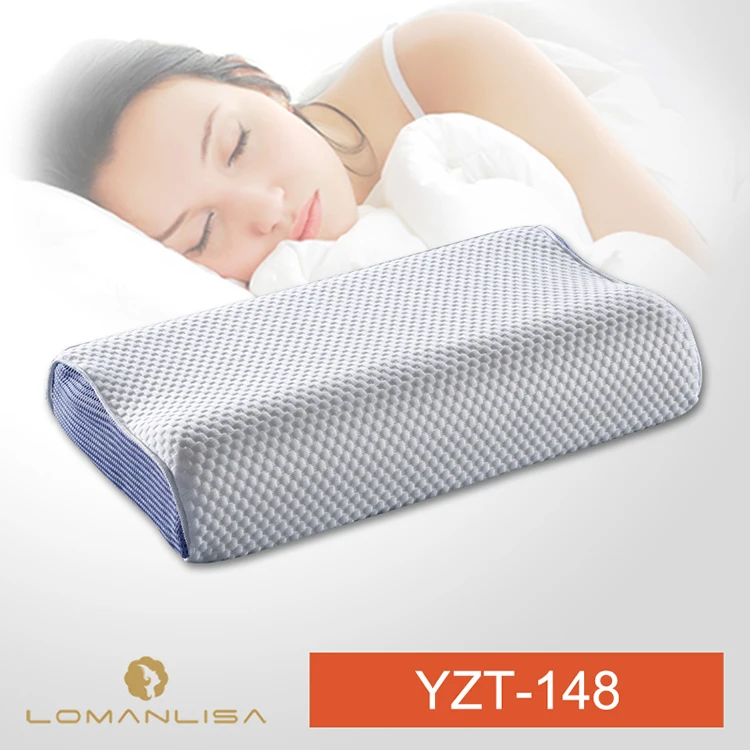 Custom White And Blue Vacuum Packed Bedroom Linen Square Cooling Gel