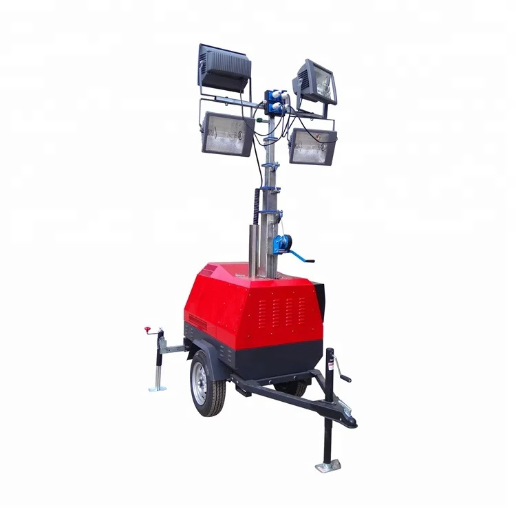 Sale Quality Best Portable Mobile Solar Powered Mobile Light Tower
