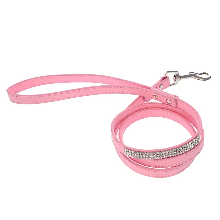 Durable Pet Dog Leash Leather Adjustable Loop Training Leash Slip Lead