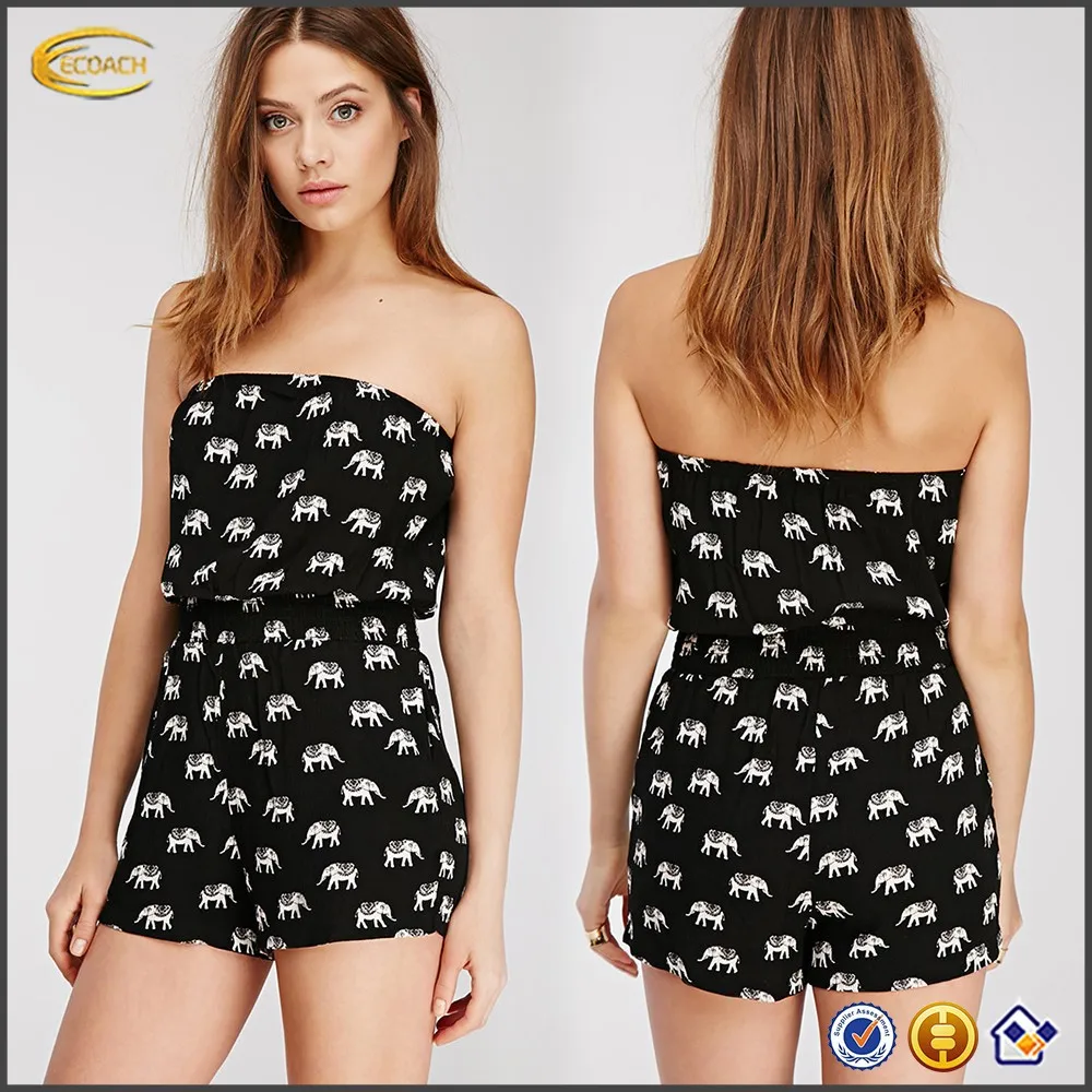 elephant print jumpsuit