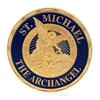 Christmas gift Saint Michael Angel Silver Plated Commemorative Challenge Coins