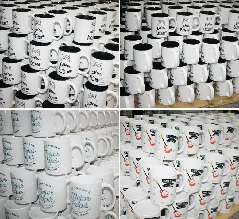 Tasses Blanches Pour Sublimation11ozqualité Supérieureavec Papier De Revêtementvente En Gros 