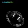clear plastic material street light dome led lampshade with silicon ring