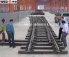 BS100 12# railway turnout with High manganese Steel Frog used on concrete bearer