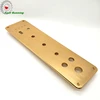 oem prototype machining cnc milling machined control panel brass front metal panels