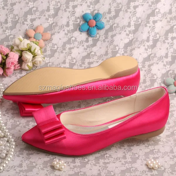 flat pointed wedding shoes