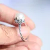 2017 new arrive wedding engagement vintage unique design flower pearl ring designs for women