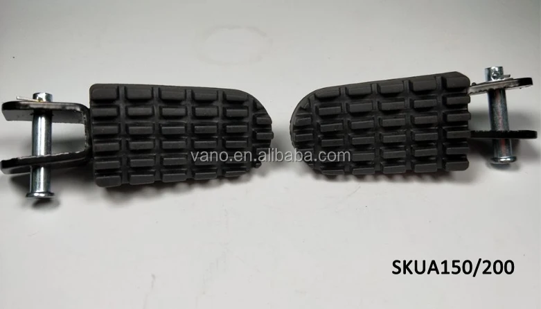 Rubber Foot Pegs, SKUA 150 200 Motorcycle Footrests, Foot Pedals