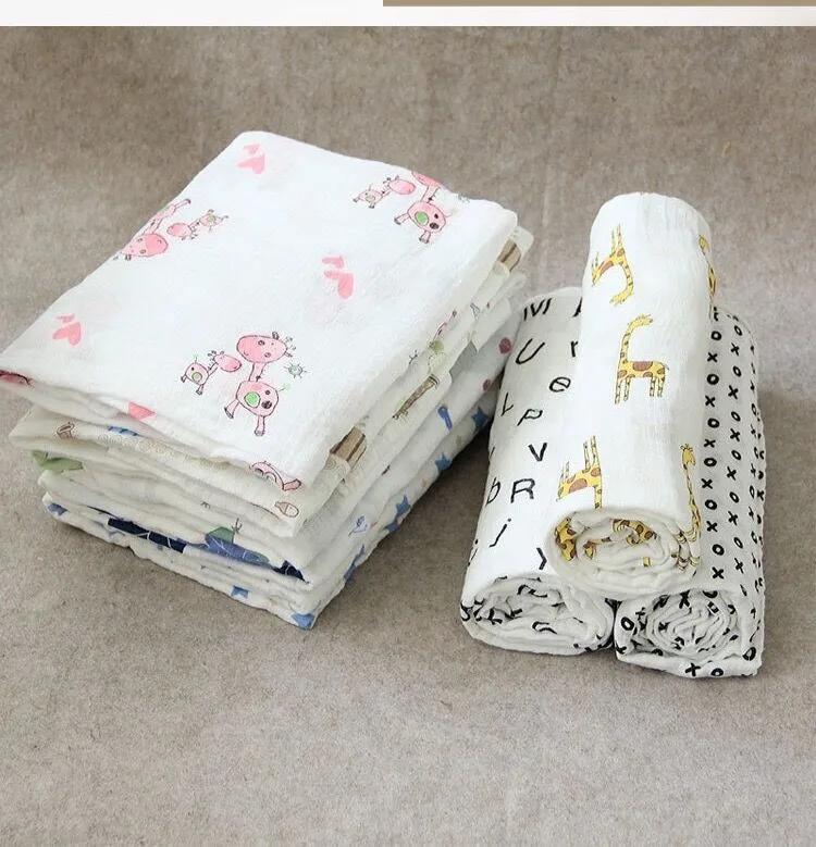 Print,Size,Packaging Can Be Customizedunisex Muslin Swaddle Blankets