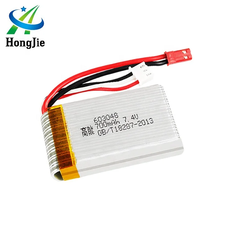 Wholesales Uav Battery 7.4v 603048 700mah 25c Mjx Lipo Battery Sky King