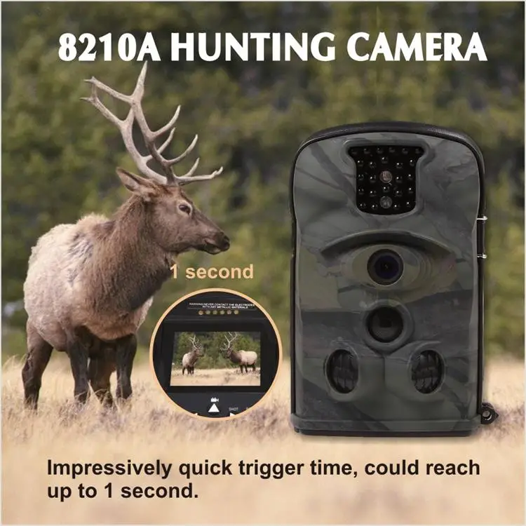 8210 Hunting Camera 12mp 120 Degree With No Glow Infrared Trail Camera