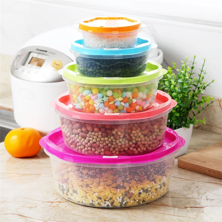 Plastic Microwave Food Storage Container With Lid - Buy Plastic